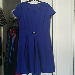 Blue cocktail dress